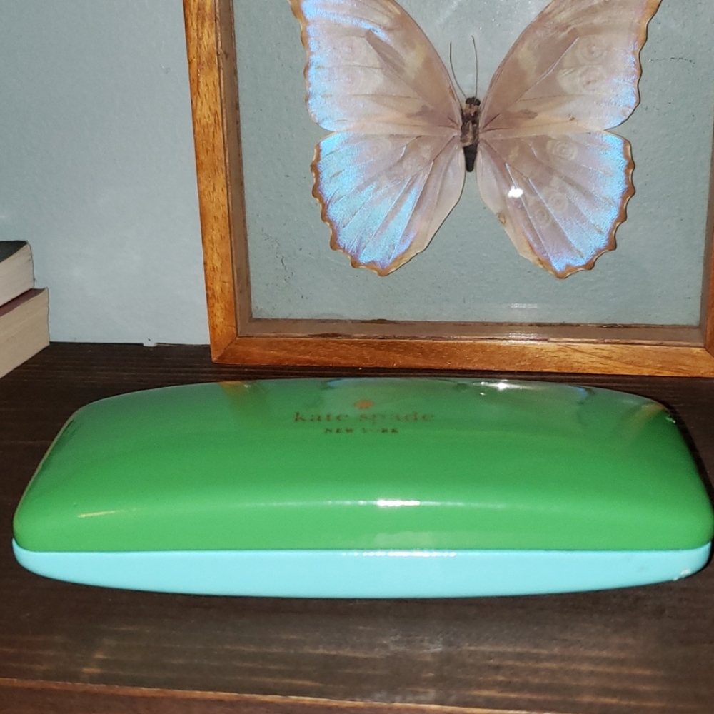 Kate Spade Eyeglasses Hinged Patent Leather Case - Picture 5 of 12
